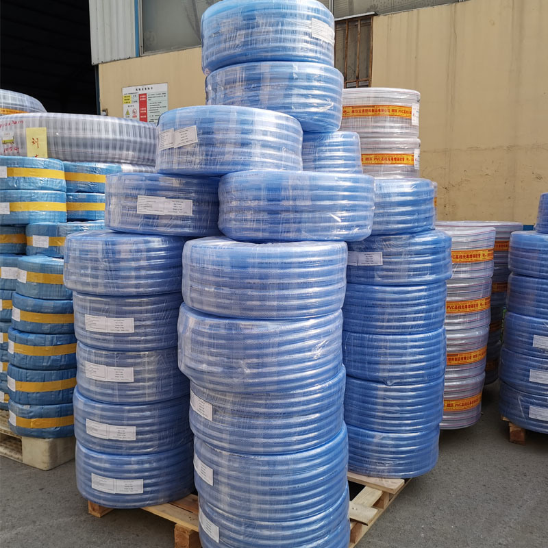 Clear PVC Fiber Nylon Braided Reinforced Plastic Water Pipe Hose