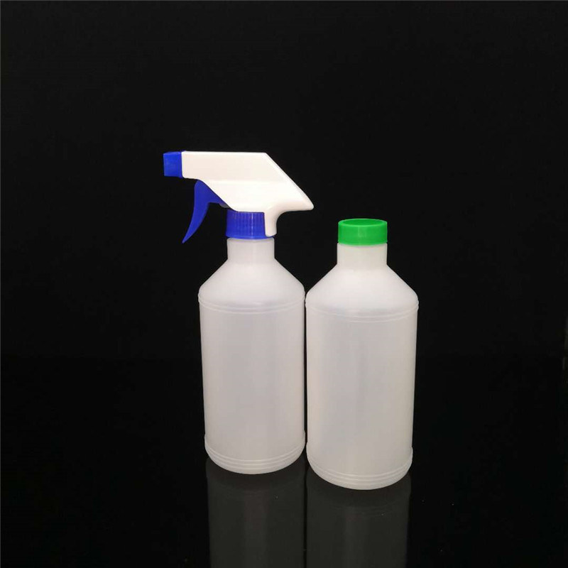 Disinfection Liquid Bottle 84 Disinfectant Bottle Spot Spray Head Bleach Bottle PE Plastic Bottle