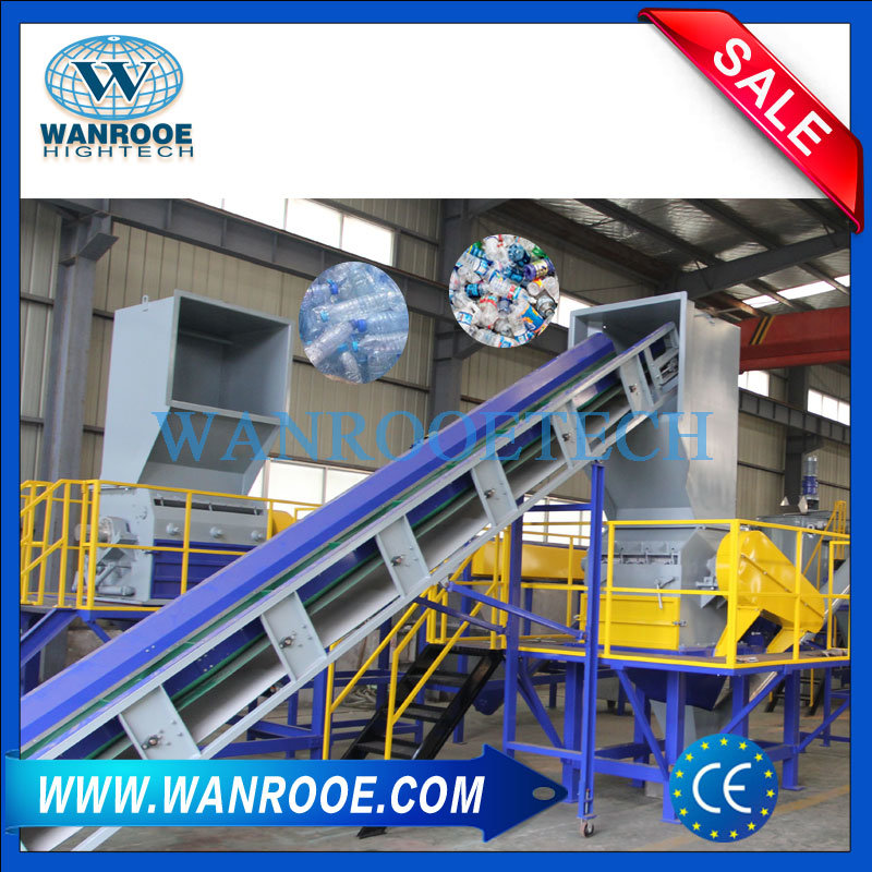 Waste Plastic Recycling PP PE Bags Film Washing Line