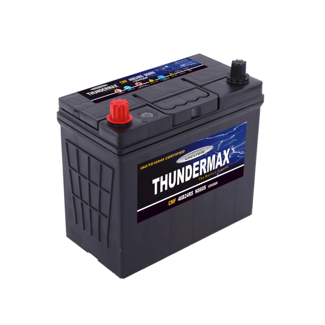 Maintenance Free Car Starting Battery Ns60s 12V 45ah Sealed Lead Acid Battery/Thundermax /Wholesale Price