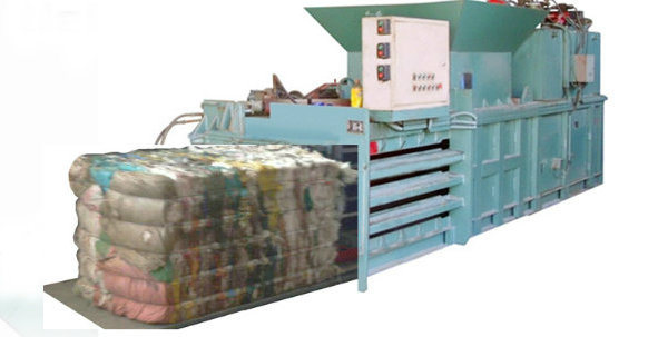 Hydraulic horizontal plastic baler machine/PET bottle baler machine for recycling