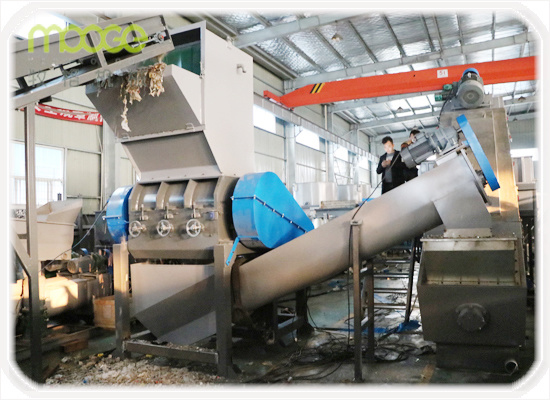 PE PP waste plastic recycling machine with high quality