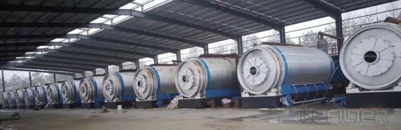 Batch Type 10tpd Waste Tyres Plastic Rubber Recycling Pyrolysis to Oil Plant