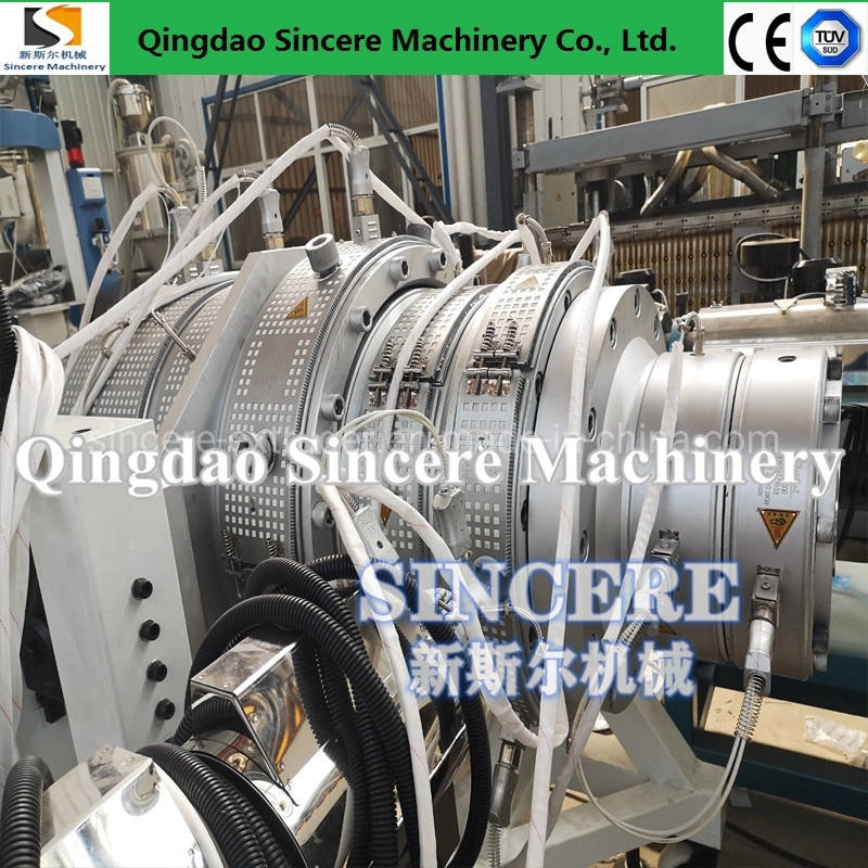 HDPE Water Supply Pipe Extrusion Line with Coating Layer, Triple Layer Plastic Pipe Extruder Machine
