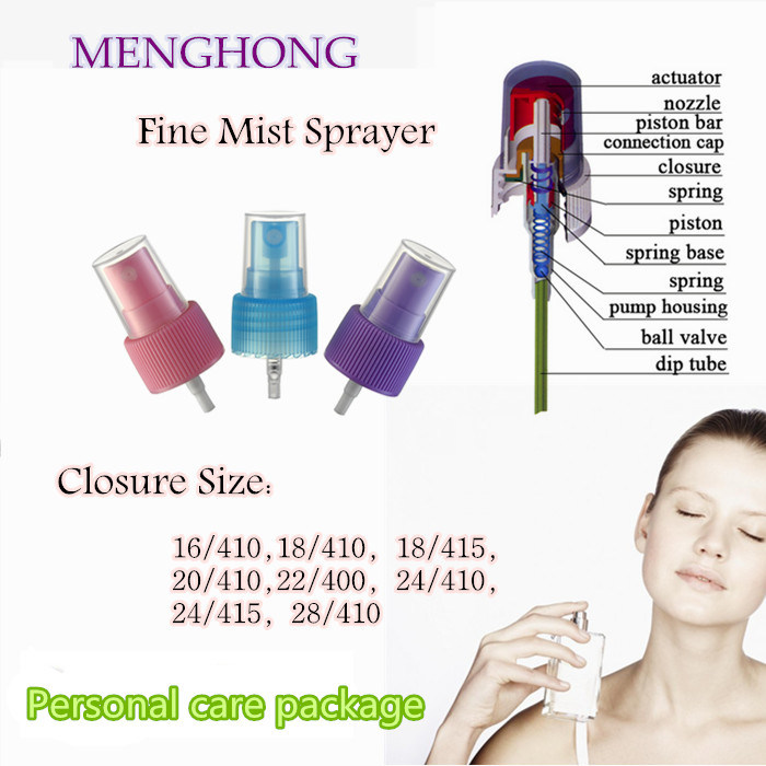 Customized Refill Fine Mist Sprayer Plastic Pump Spray Bottle with Atomizer Perfume
