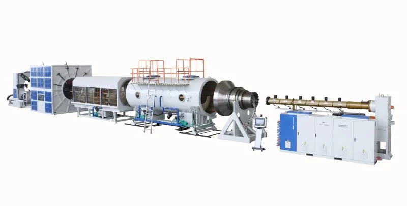 Jwell Large Diameter HDPE Heat Preservation Pipe Plastic Machine/Plastic Recycling Machine