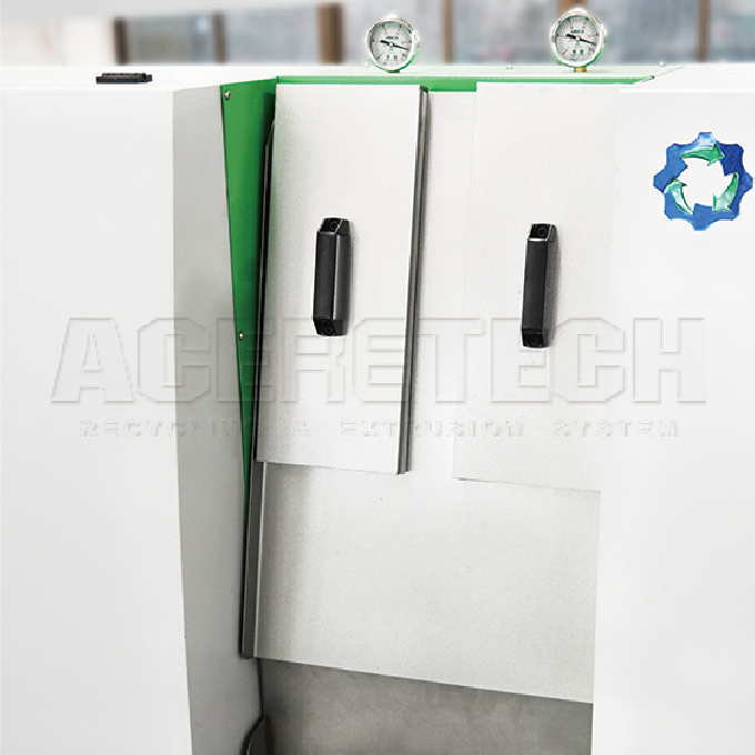 Shredder and Granulator System for Plastic Recycling