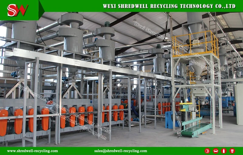 Rubber Powder Scrap Tire Recycling System for Reclaim Rubber