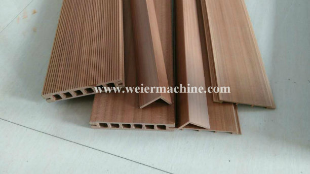 Ecological WPC Extrusion Machine, Wood Plastic Composite Production Line