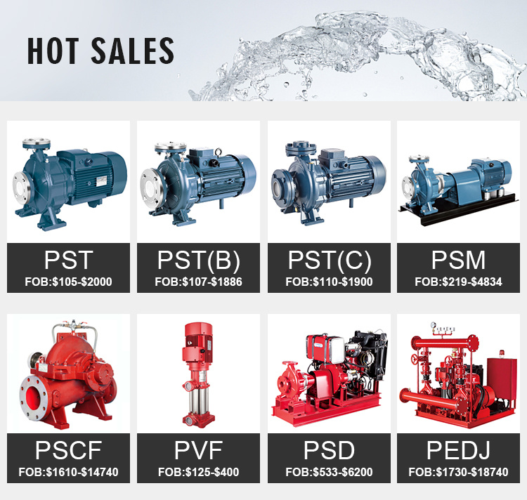 High Efficiency High Pressure Double Suction Multistage Pump