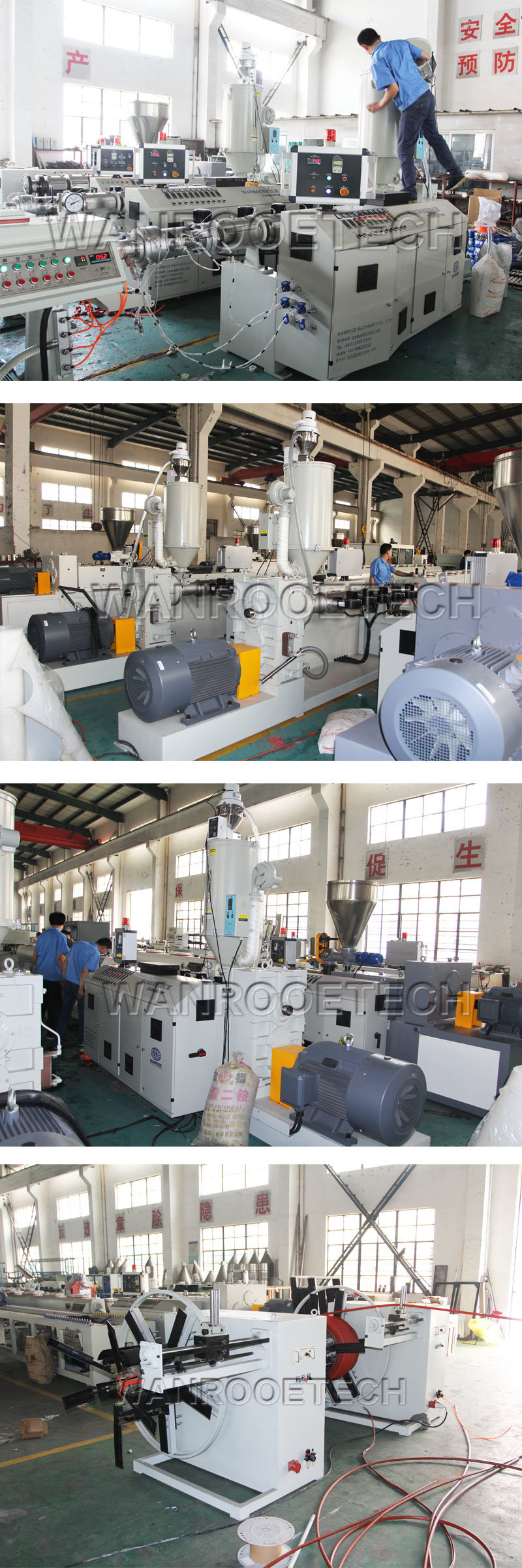 High Quality Plastic PE PPR Pipe Extrusion Making Line