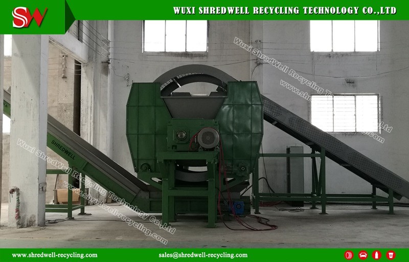 (Waste Tire Recycling Machine) Industrial Tire Recycling Shredder