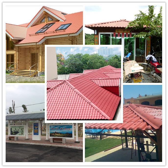 Types of Roof Covering Plastic Materials Synthetic Resin Roof Tile