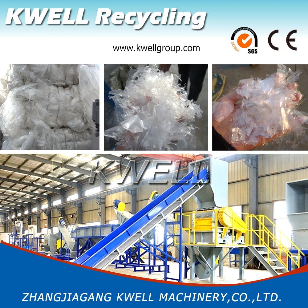 PE Plastic Film Recycling Machine/Agricultural Film PP Jumbo Woven Bag Recycling Machine