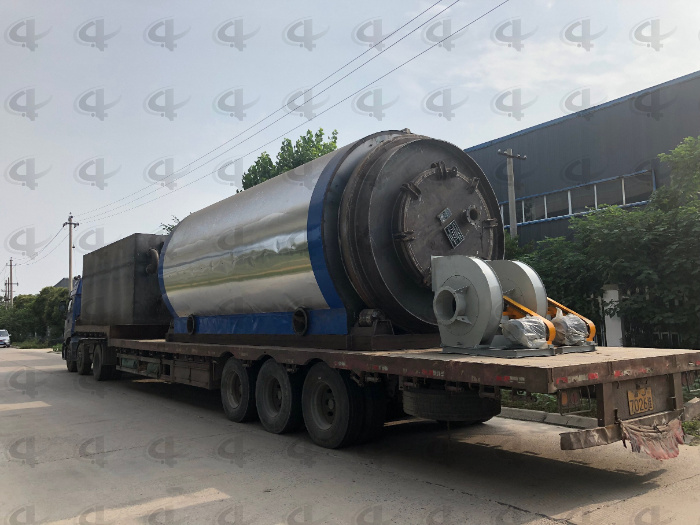Waste Rubber / Plastic Pyrolysis to Oil Machine