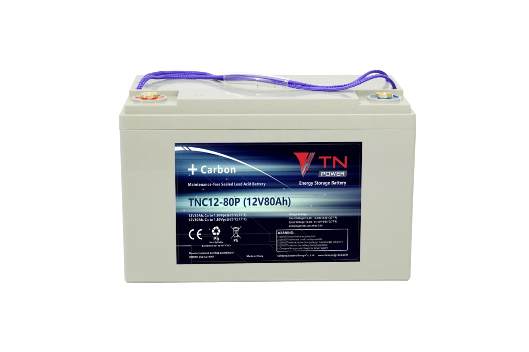 Lead Carbon Battery 12V 80ah Lead Acid Battery Ess storage Solar Battery System Residencial Battery
