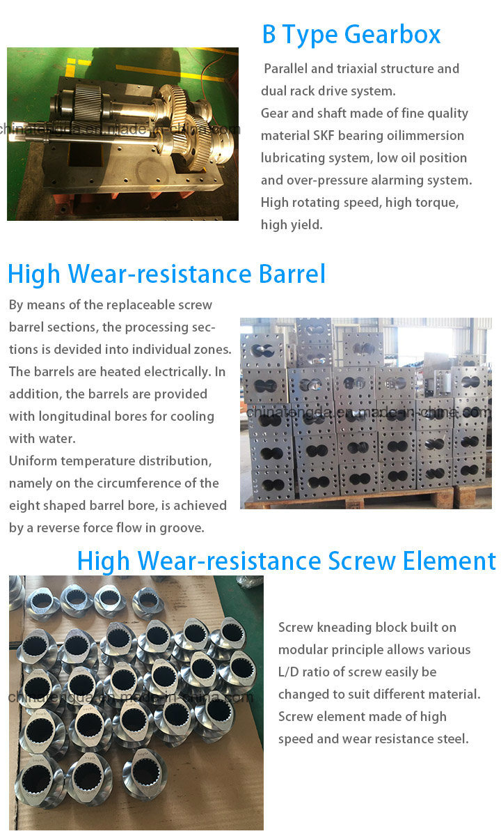 High Quality Co-Rotating Screw Plastic Extruder in Nanjing