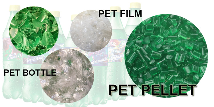 Pet Pelletizing Machine Plastic Pelletizer Granulator Recycling Equipments