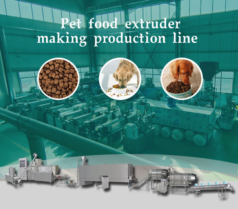 automatic wet pet dog food pellet food manufacturing plant extruder machinery