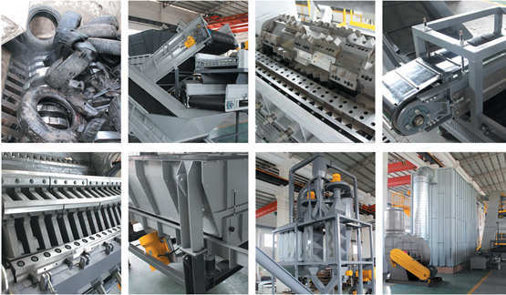 China Tire Recycling System/Tire Recycling Line/Recycling Machine Line