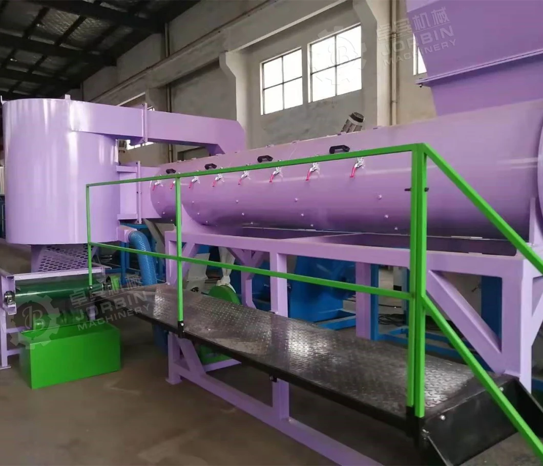 Full Auto Waste Pet Plastic Recycling Machine Plant with Capacity 500kg/H