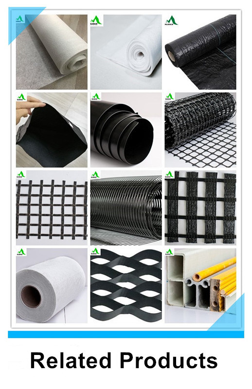 Road Construction Material Biaxial Plastic Geogrid Bidirectional Extendable Plastic Geogrid