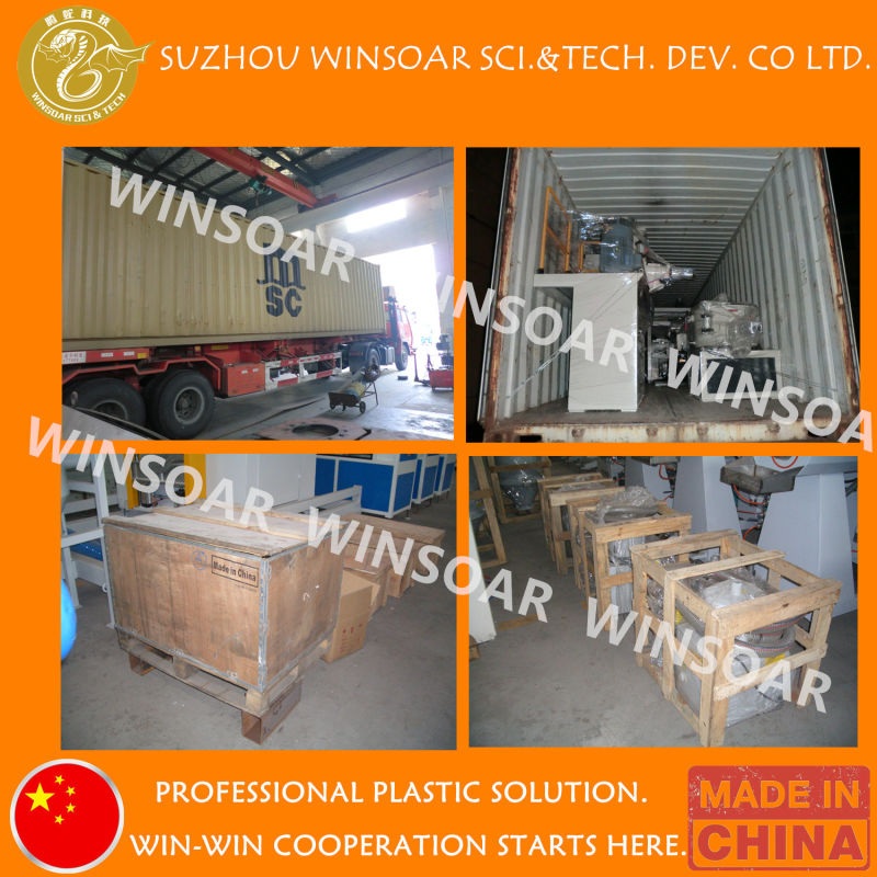 Plastic Extruding Machine, Double Screw Extruder for PVC Pipe