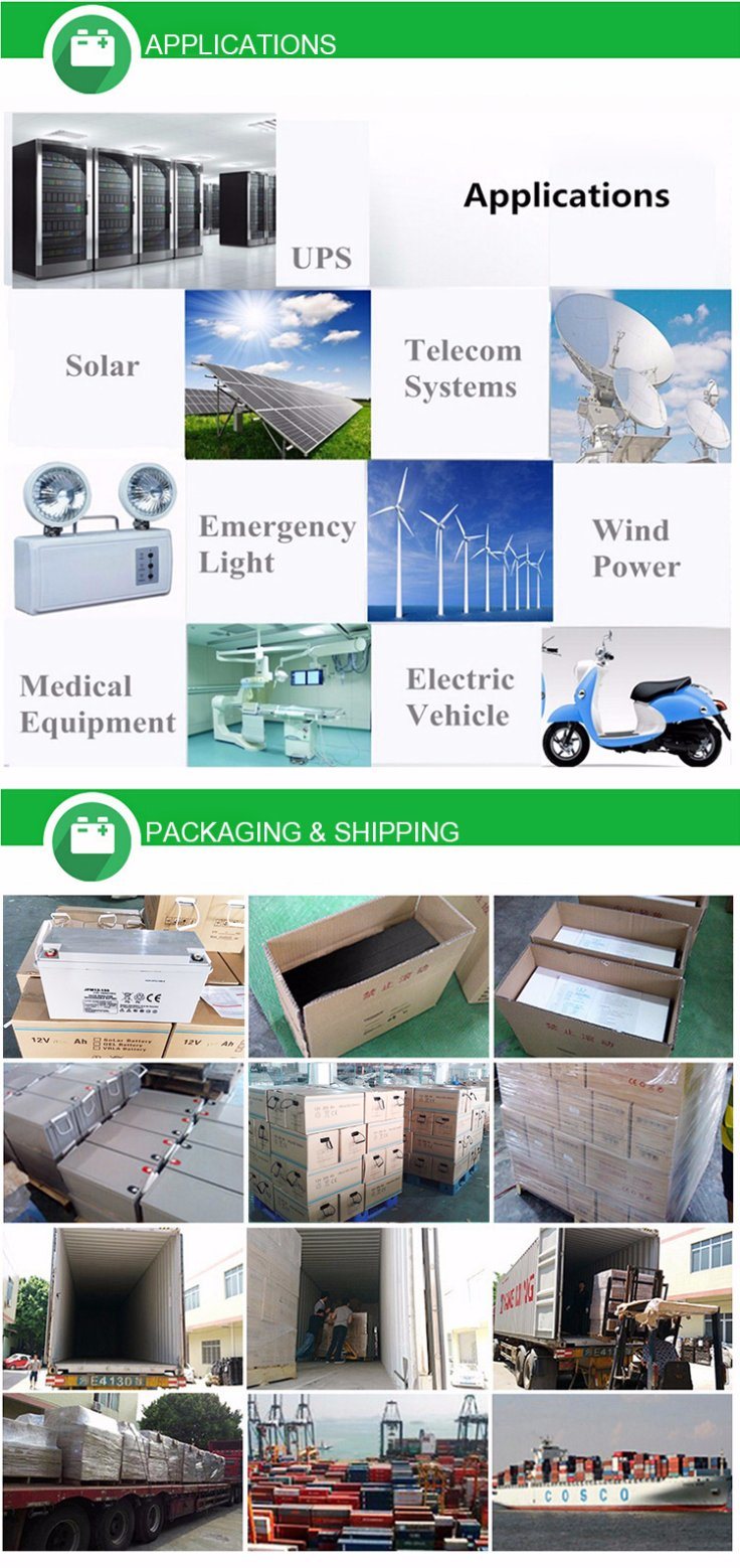 AGM Deep Cycle MSDS Sealed Lead Acid Battery 12V 120ah Manufacturers