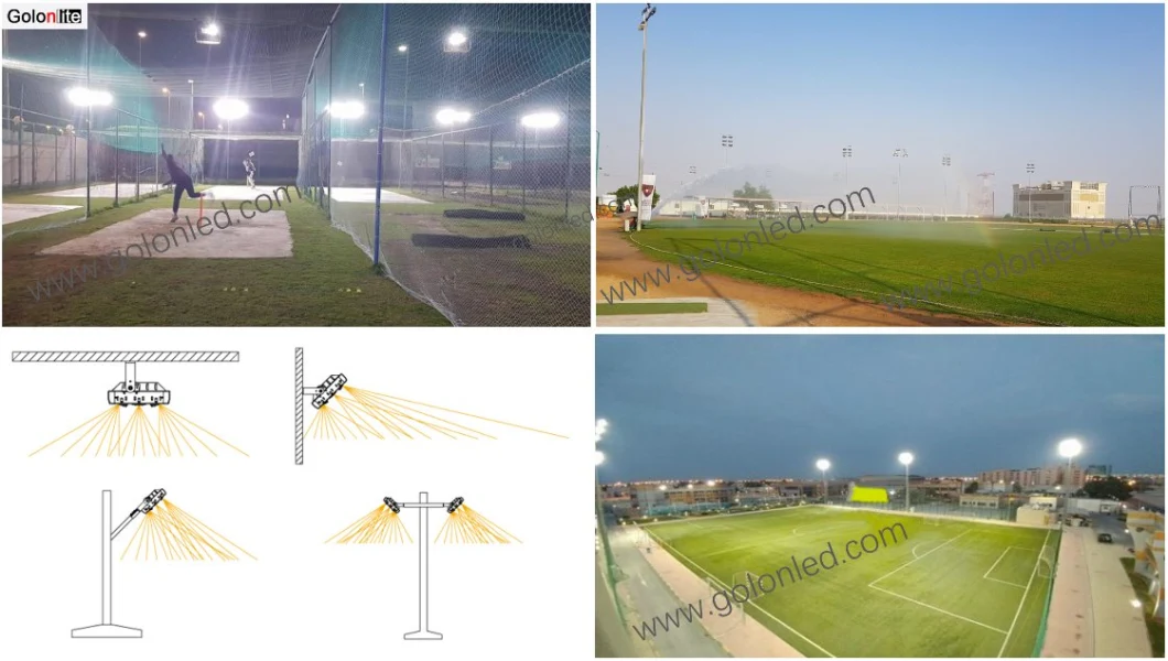 High Efficiency 1000W 500W LED Light Solutions for Football Soccer Field