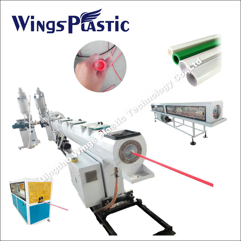 Plastic Double Pipe PVC/PE (HDPE LDPE) /PPR Electricity Conduit Tube/ Water Sewage Pressure Pipe Extrusion Extruding Production Line Making Machine