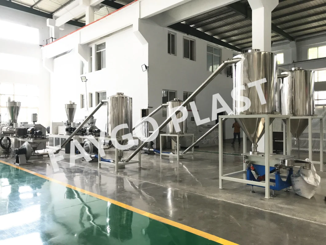 Air Cooling PVC Pelletizing Line Plastic Extrusion Machinery
