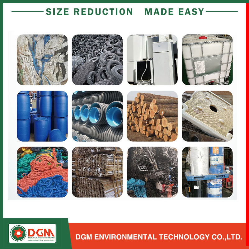 Daily Waste Rubber Products HDPE/PP Boxes Crushing Shredder for Plastic Recycling System Line