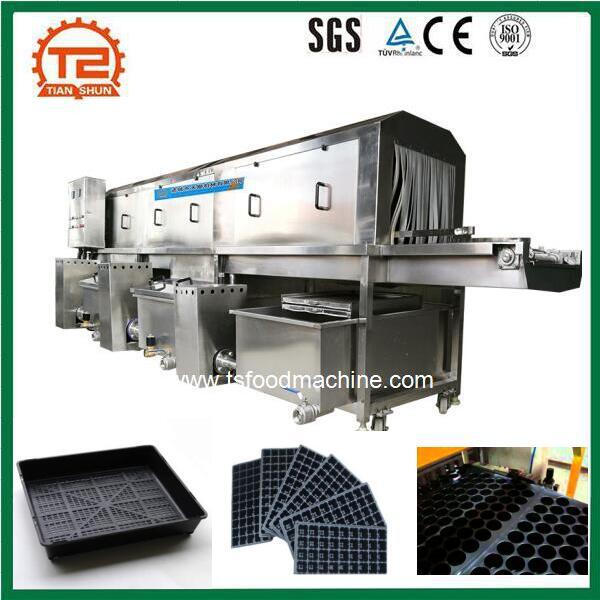 Automatic Crate Washer Industrial Plastic Tray Washing Machine