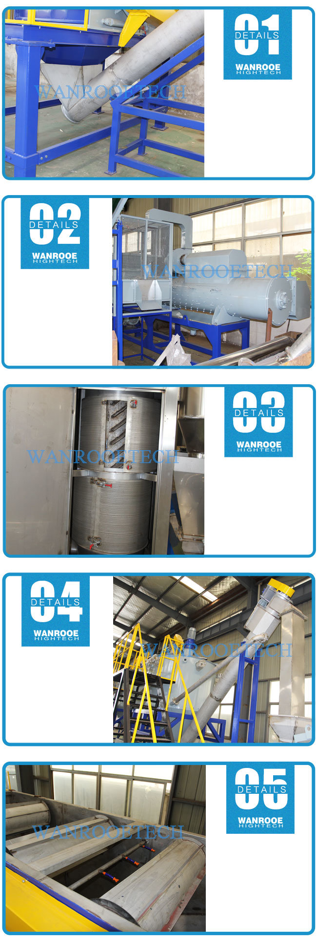Chinese Factory Waste PP PE Plastic Film Washing Recycling Plant