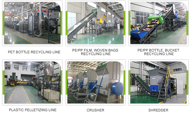 waste rigid pet bottle plastic recycling machine