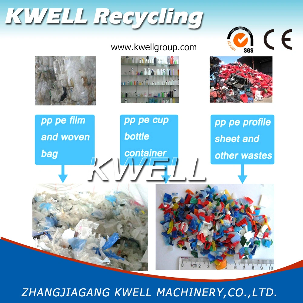 PE Plastic Film Recycling Machine/Agricultural Film PP Jumbo Woven Bag Recycling Machine