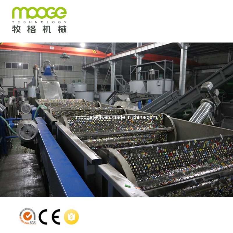 HDPE Bottle Flakes Plastic washing recycling line