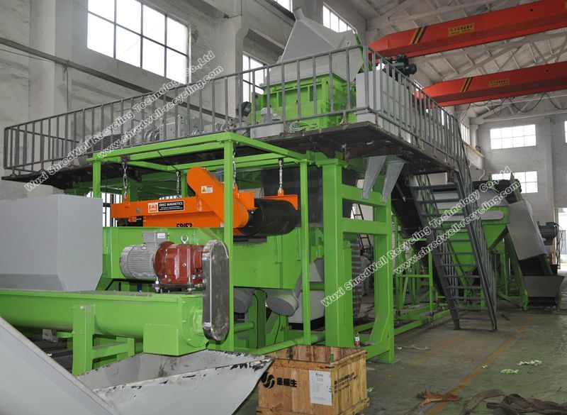 Rubber Mulch Recycling Plant for Recycling Old Tire