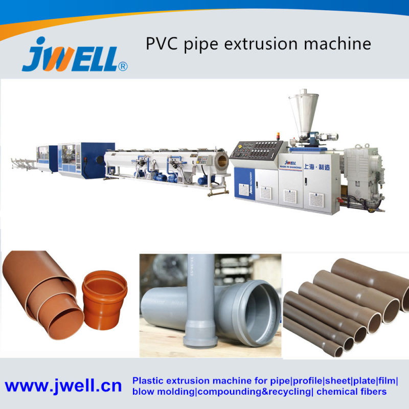 Jwell Plastic LDPE/MDPE/HDPE Pipe/Profile/Sheet/Plate Special Screw Designed Extrusion Lines for Indoor and Outdoor Floor Machinery/Extruding Machine