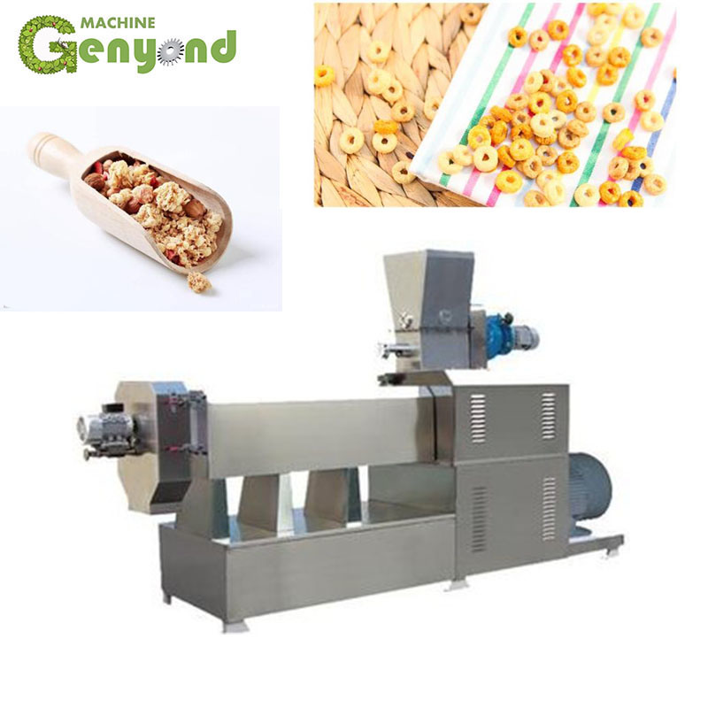 Small Business Snack Food Chips Puff Extruder Machine to Make Corn Flakes