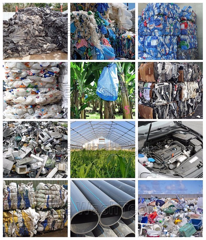 Dirty Green House Film Plastic Recycling Washing Equipment