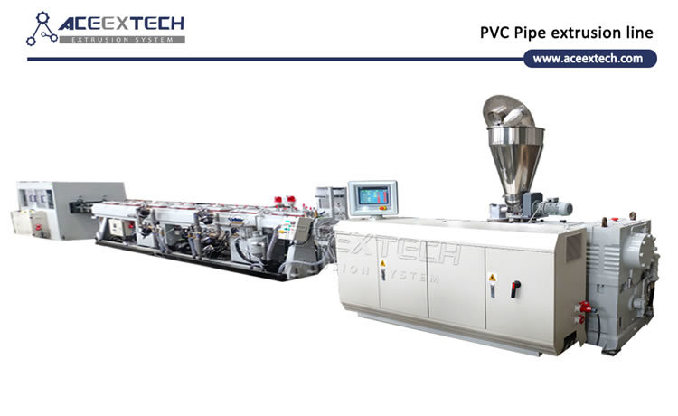 PVC Double Pipes Extrusion Machine