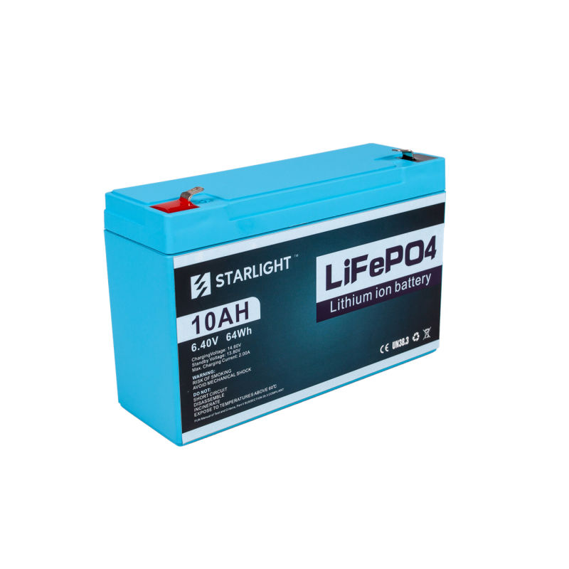 Rechargeable Lithium Battery 6.4V 10ah LiFePO4 Battery Replace The Lead Acid Battery