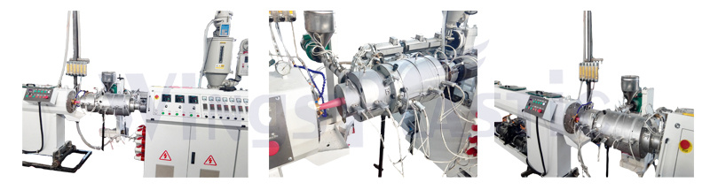 High Efficiency PE/PVC/ PPR Pipe Extrusion Production Line / PVC Pipe Extrusion Line/Extruder/Equipment/Making Machine