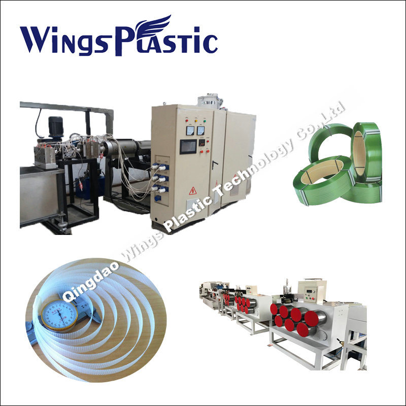 Plastic Pet PP Strap Extrusion Line / Plastic Manufacturing Machine for Pet PP Package Belt