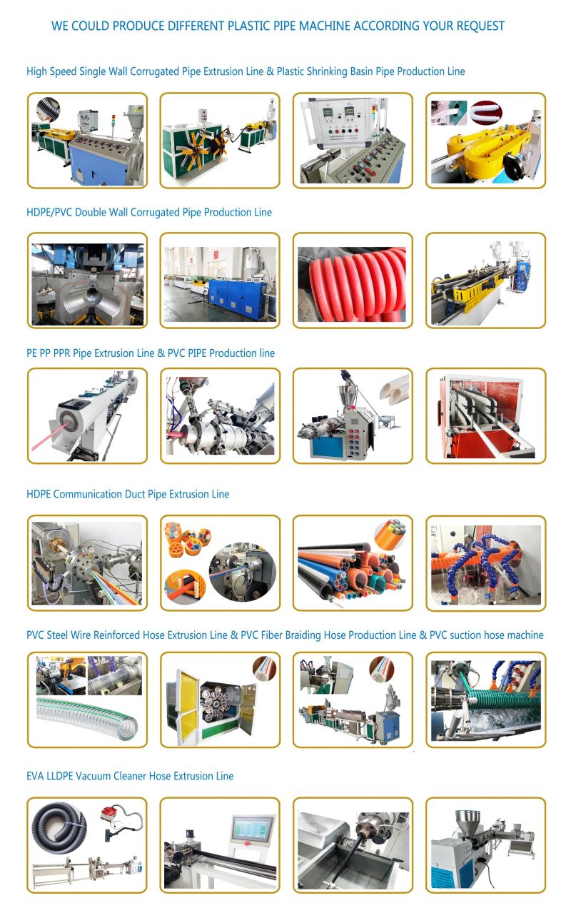 Plastic Pipe Extrusion Line Price HDPE Pipe Machine Price PE Gas Pipe Line