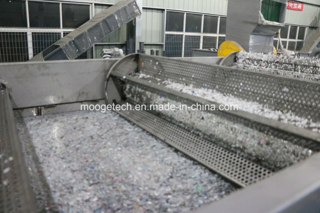 PP PE HDPE flakes washing recycling line/waste plastic bottle recycling machine