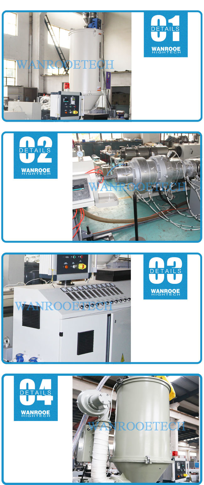 Sj High Quality PPR PE PVC Water Pipe Extruder Machine