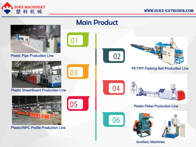 Plastic PE/PP/PPR Pipe Extrusion Production Machine Line-Suke Machine