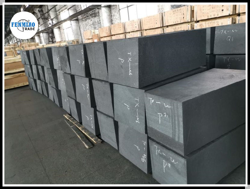 High Strength High Carbon Pure Artificial Graphite Bricks for Steel Industry